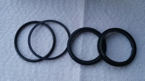 new o rings, seals, and scraper